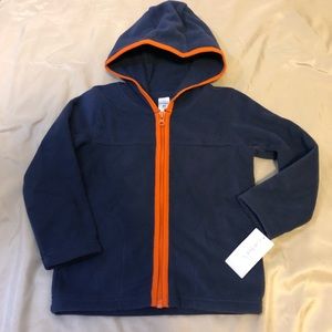 NWT Carter’s Fleece Hoodie 4T